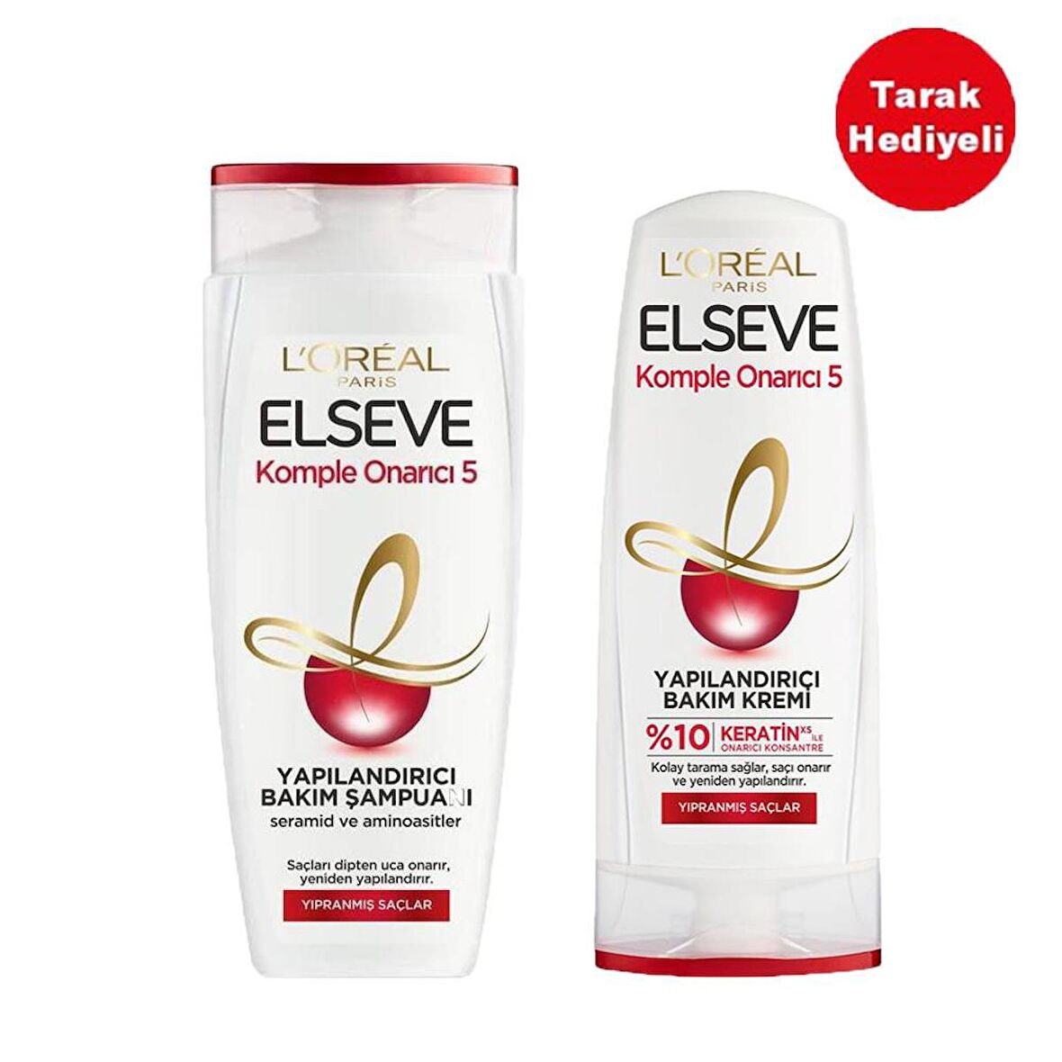 Elseve Komple Onarıcı Yapılandırcı Bakım Ve Tarak Hediyeli 3lü Set