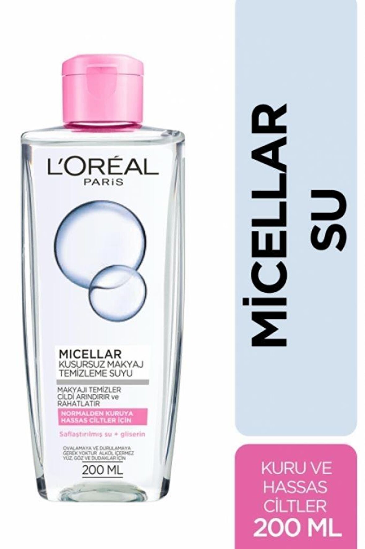 L'Oréal Paris Micellar Makyaj Temizleme Suyu - Normalden Kuruya 200 ml
