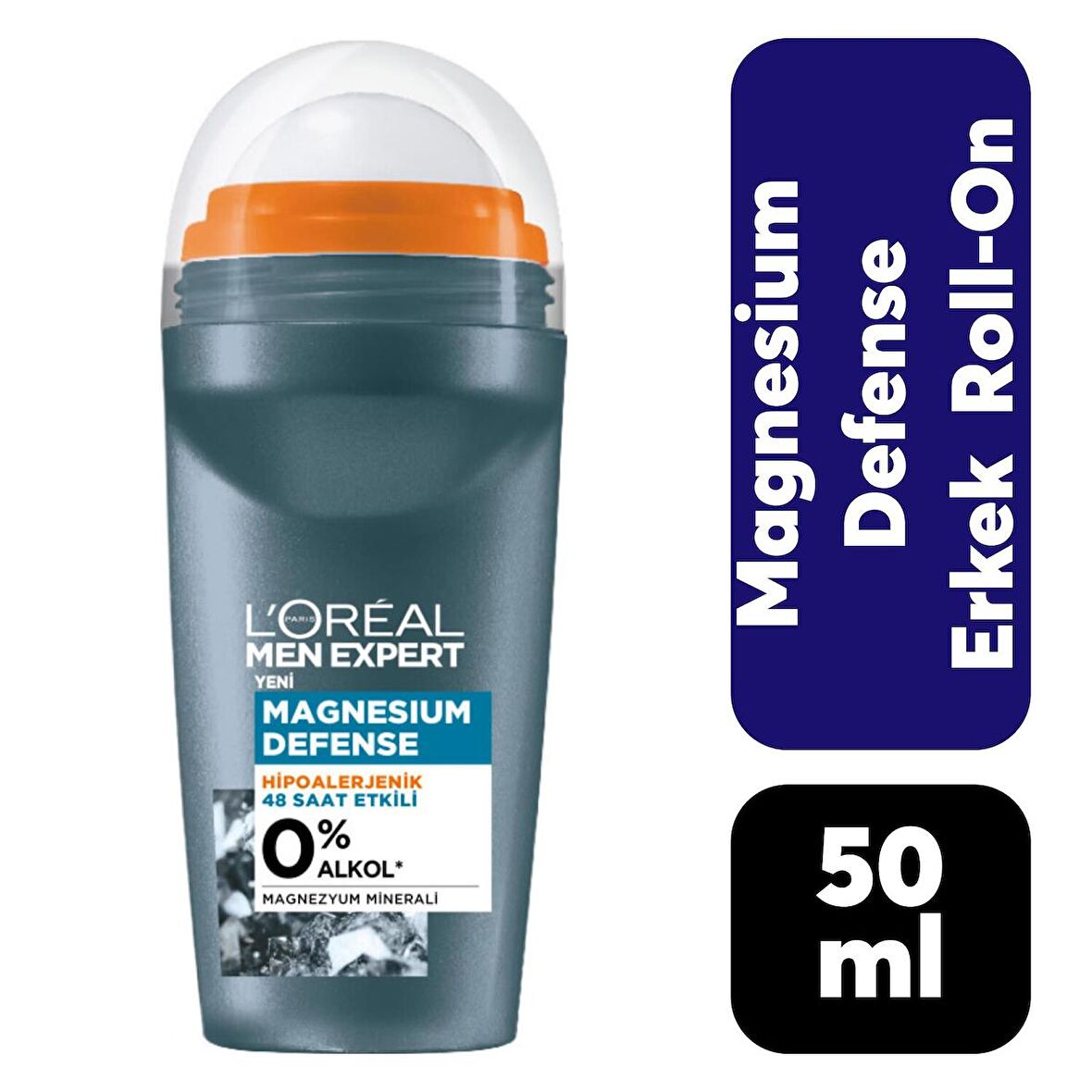 Roll-On Erkek Loreal 50 ml Magnesium Defense