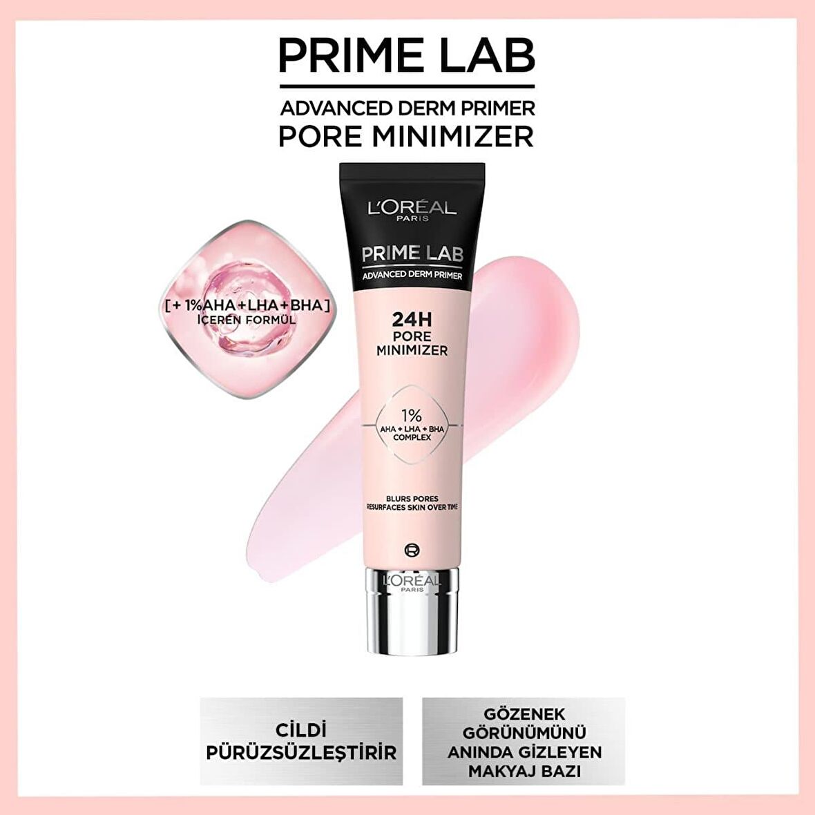 L'Oréal Paris Prime Lab Pore Minimizer Gözenek Küçültücü Makyaj Bazı