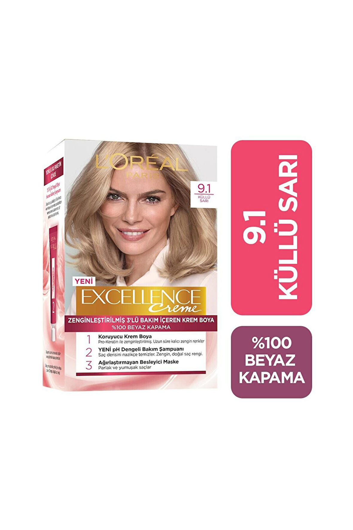 Loreal Excellence Creme 9.1 Küllü Sarı