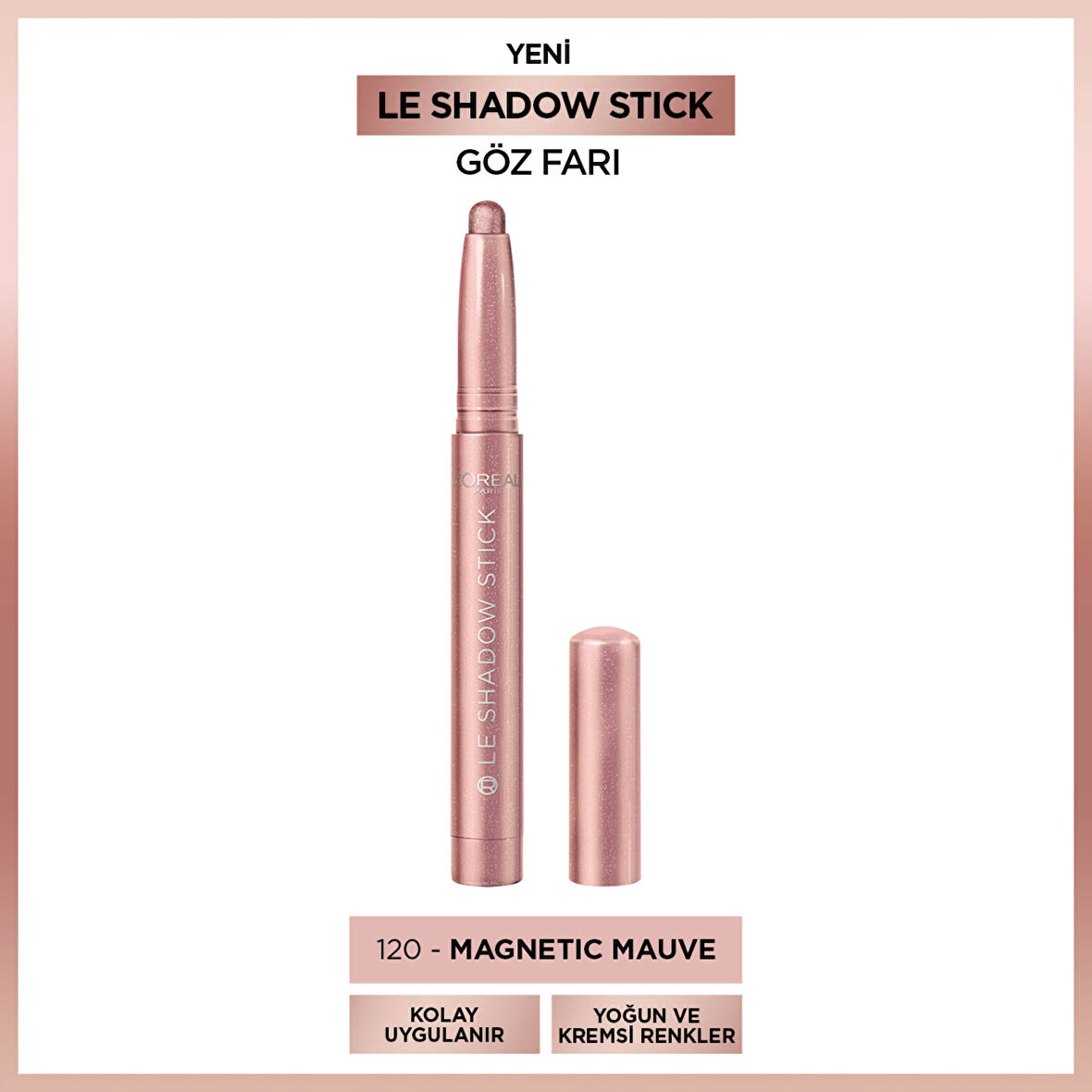 L'Oréal Paris Le Shadow Stick Göz Farı - 120 Magnetic Mauve