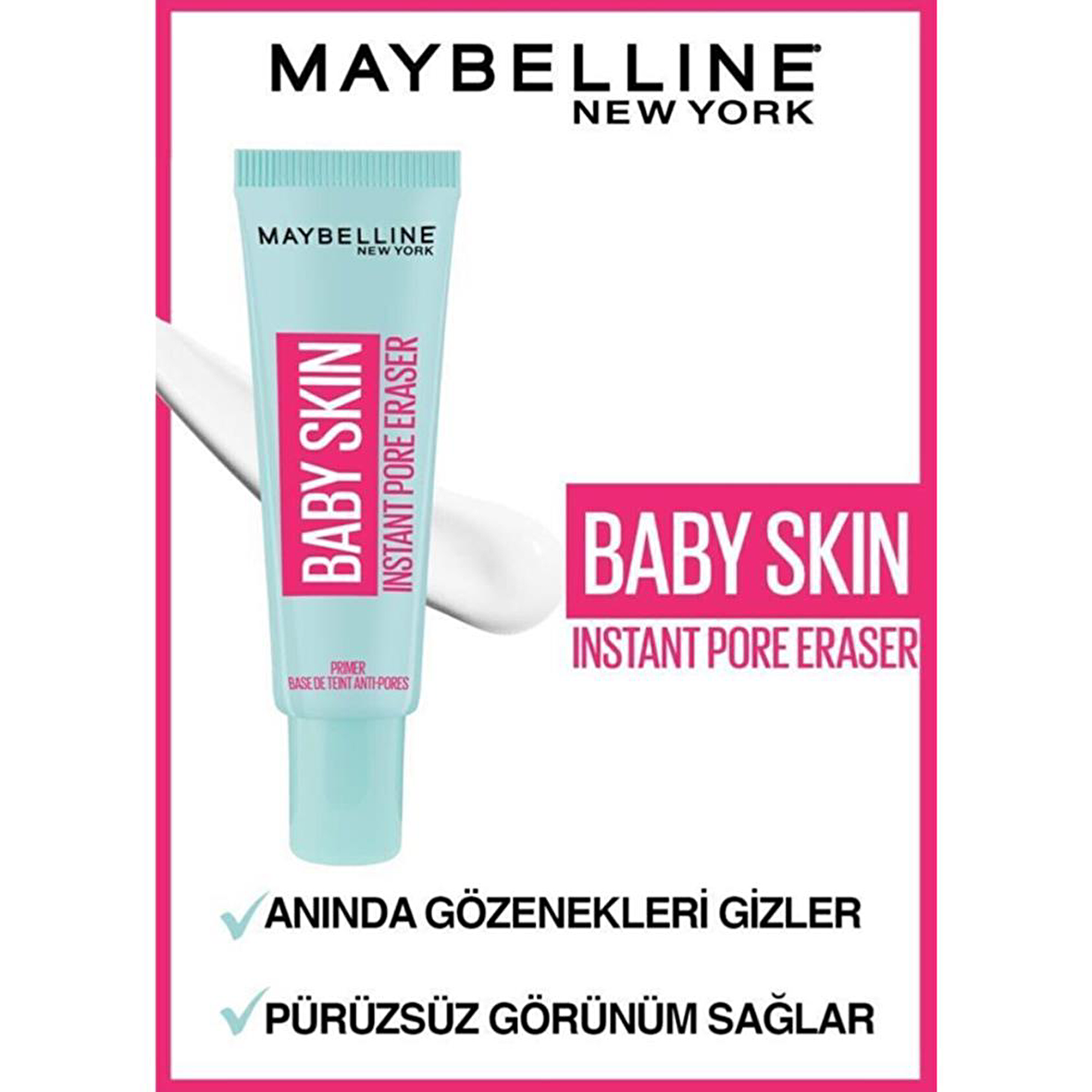 Maybelline New York Baby Skin Gözenek Gizleyici Makyaj Bazı