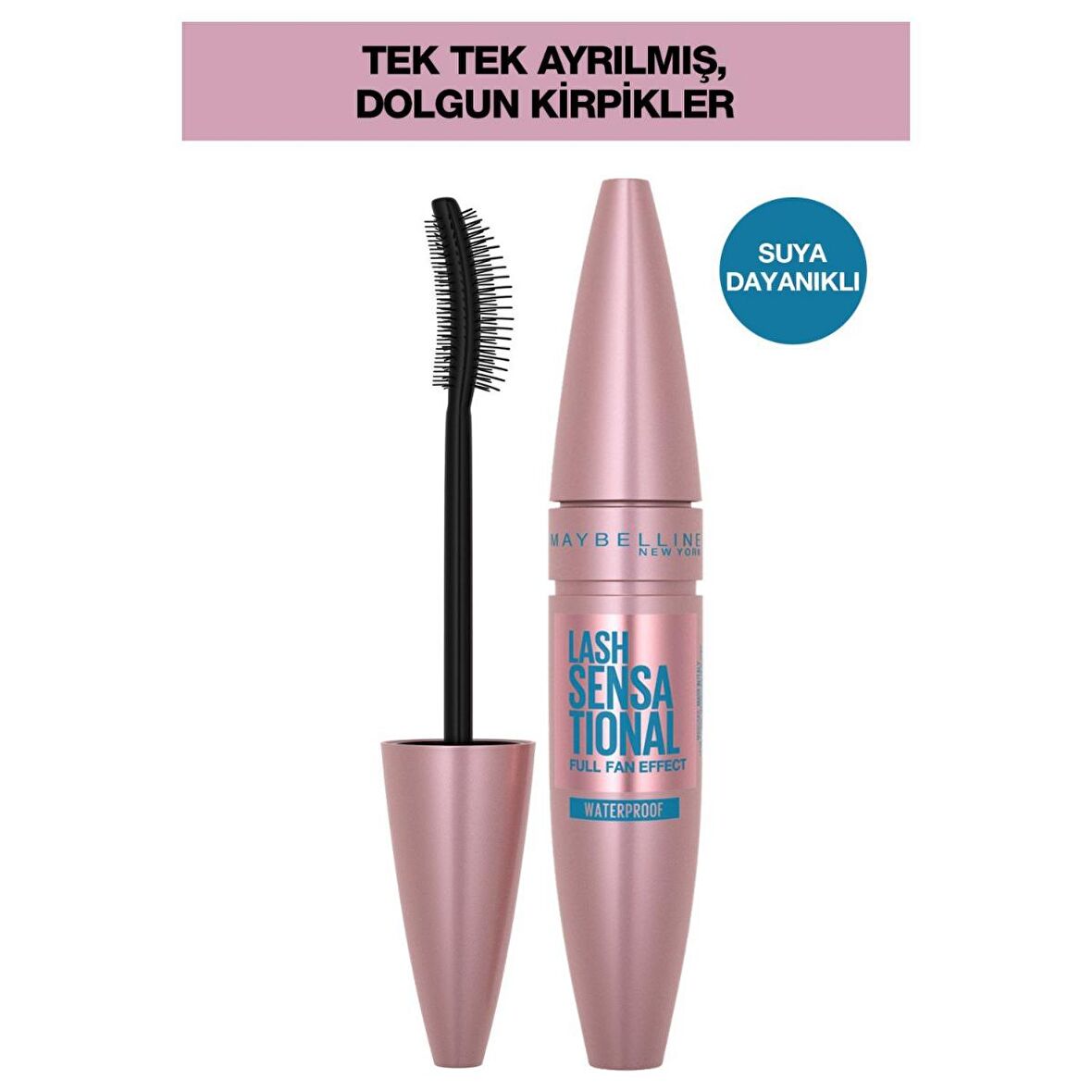 Lash Sensational Yelpaze Etkili Suya Dayanıklı Siyah Maskara