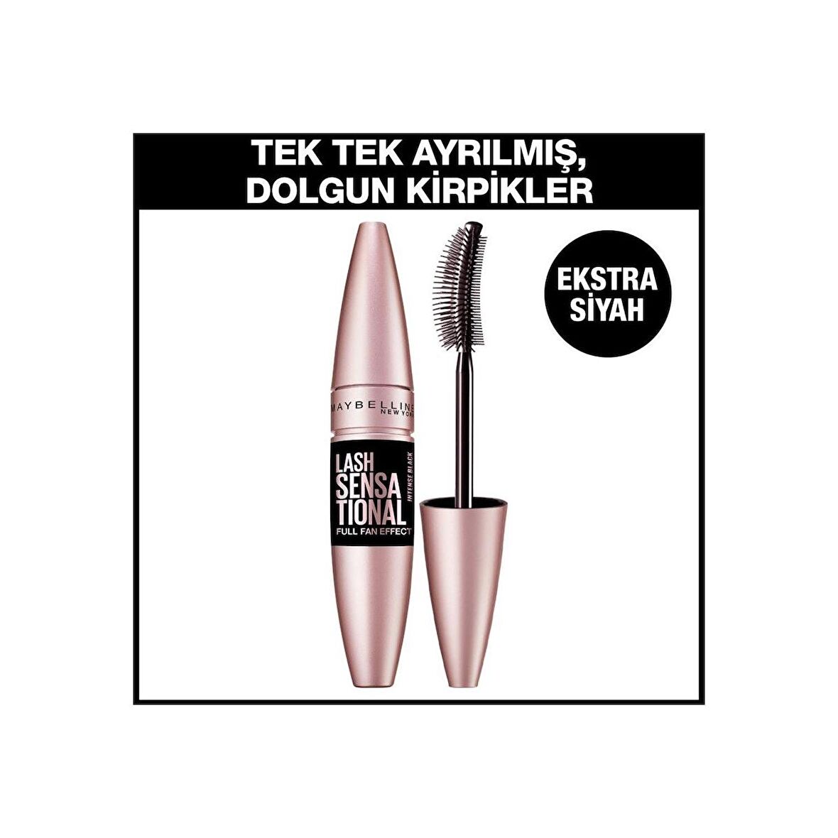 Lash Sensational Yelpaze Etkili Maskara Intense Black