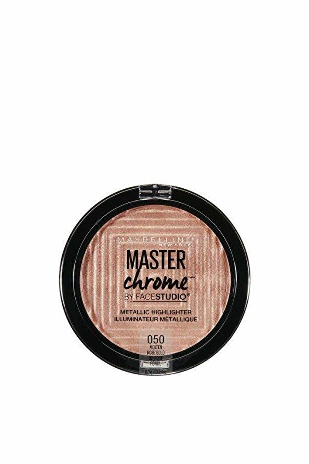 Maybelline New York Master Chrome Metalik Aydınlatıcı Pudra - 050 Molten Rose Gold
