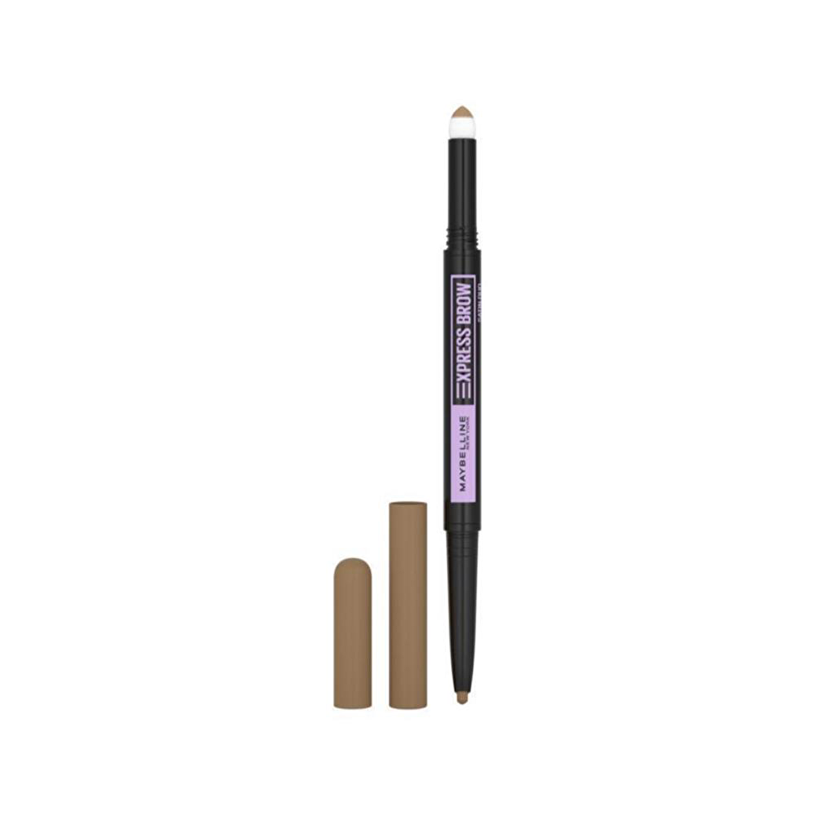 Maybelline New York Express Brow Satin Duo Çift Taraflı Kaş Kalemi - 01 Açık Ton