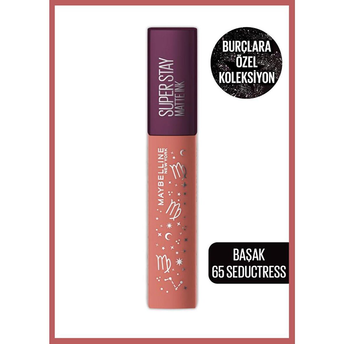 Maybelline New York Super Stay Matte Ink Zodiac Likit Mat Ruj-  65 Seductress (Başak)