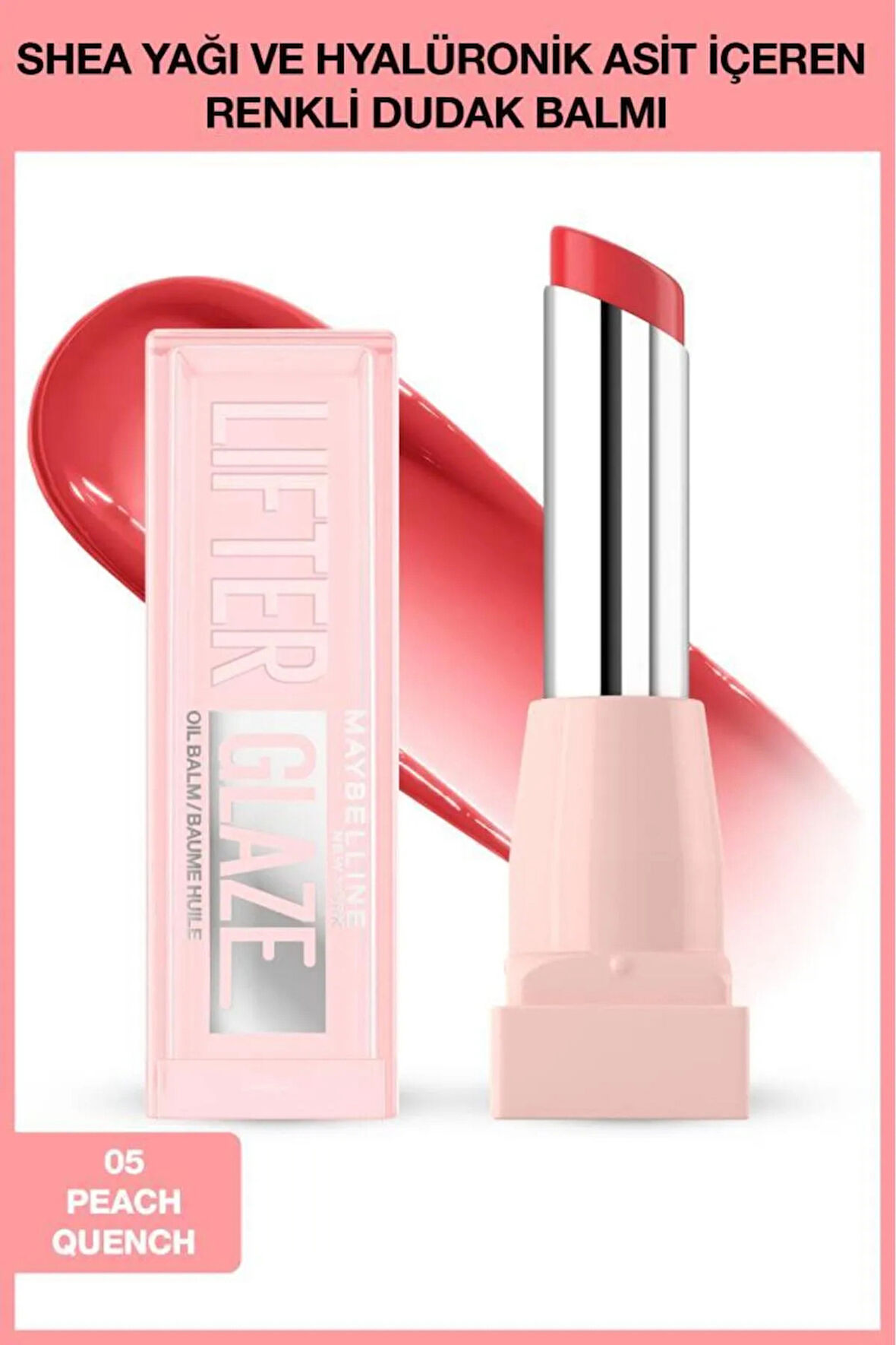 Maybelline New York Lifter Glaze Shea Yağı Renkli Dudak Balmı - 04 Cherry Swirl