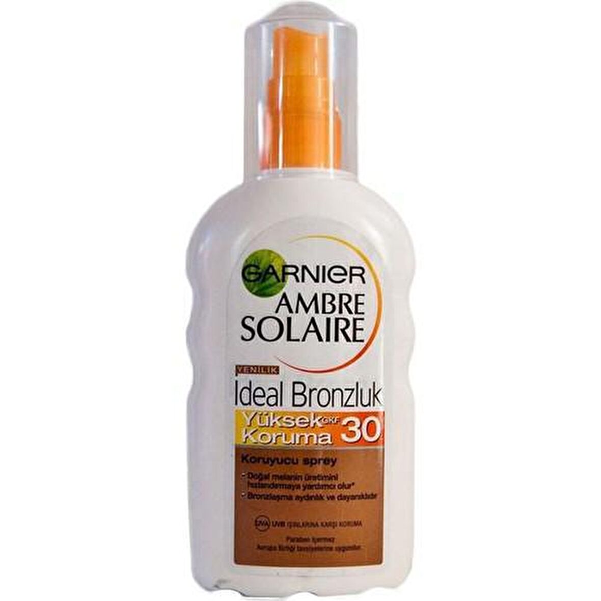 Garnier Ambre Solaire İdeal Bronzluk 30 Faktör Suya Dayanıklı Bronzlaştırıcı Sprey 200 ml