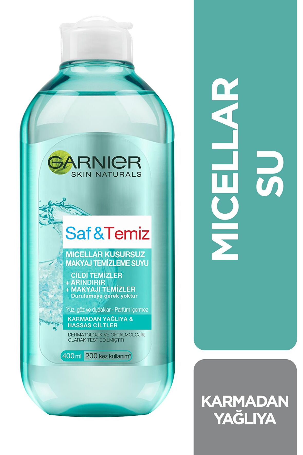 Garnier Saf & Temiz Micellar Kusursuz Makyaj Temizleme Suyu 400 ml