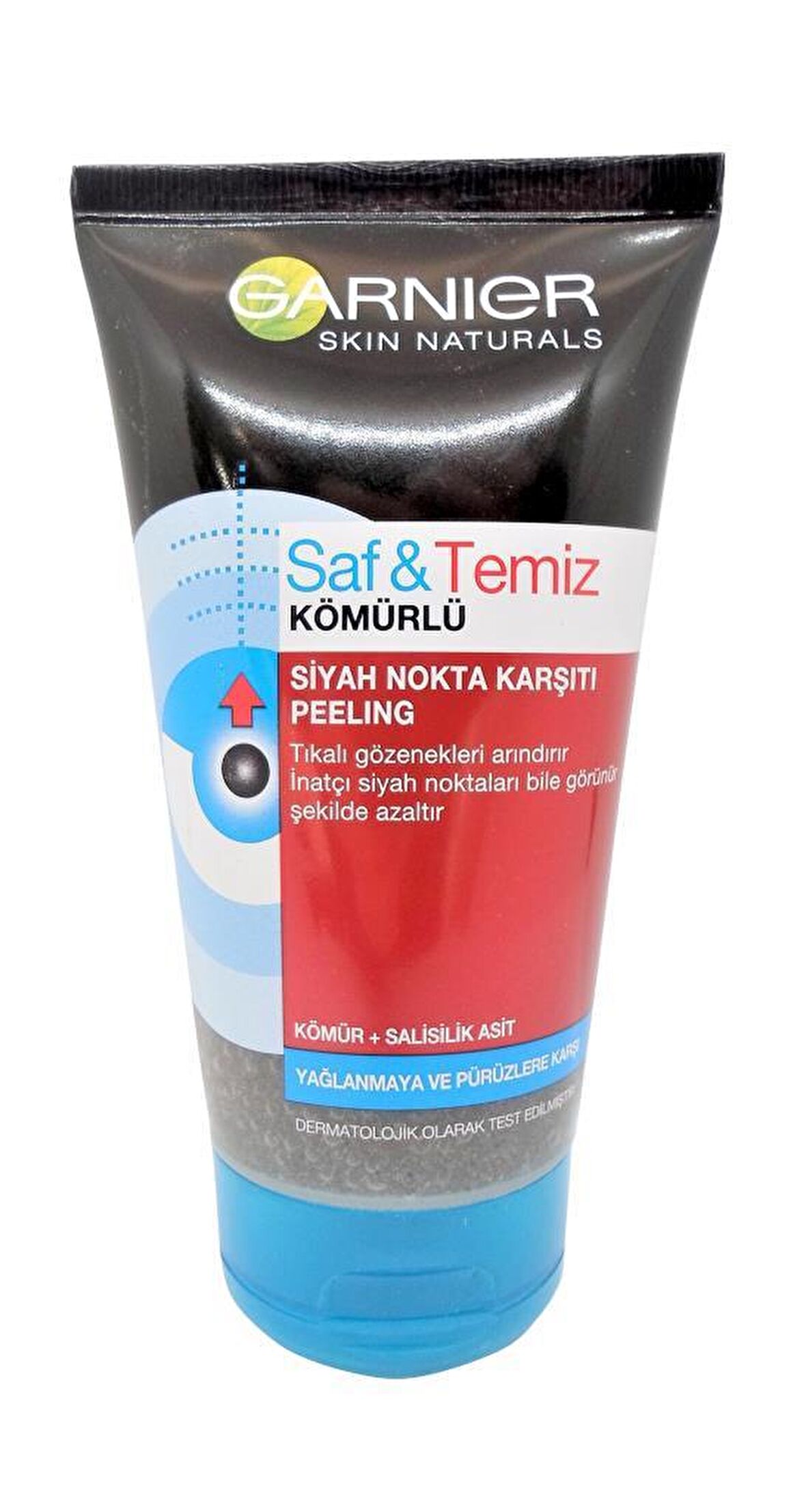 GARNIER (Siyah Nokta Karşıtı Peeling) Saf & Temiz Kömürlü 150 Ml. 