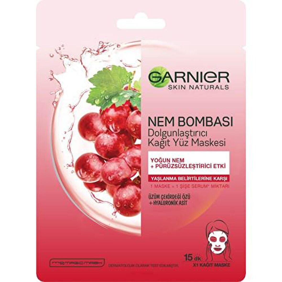 Garnier Dolgunlaştırıcı Kağıt Yüz Maskesi