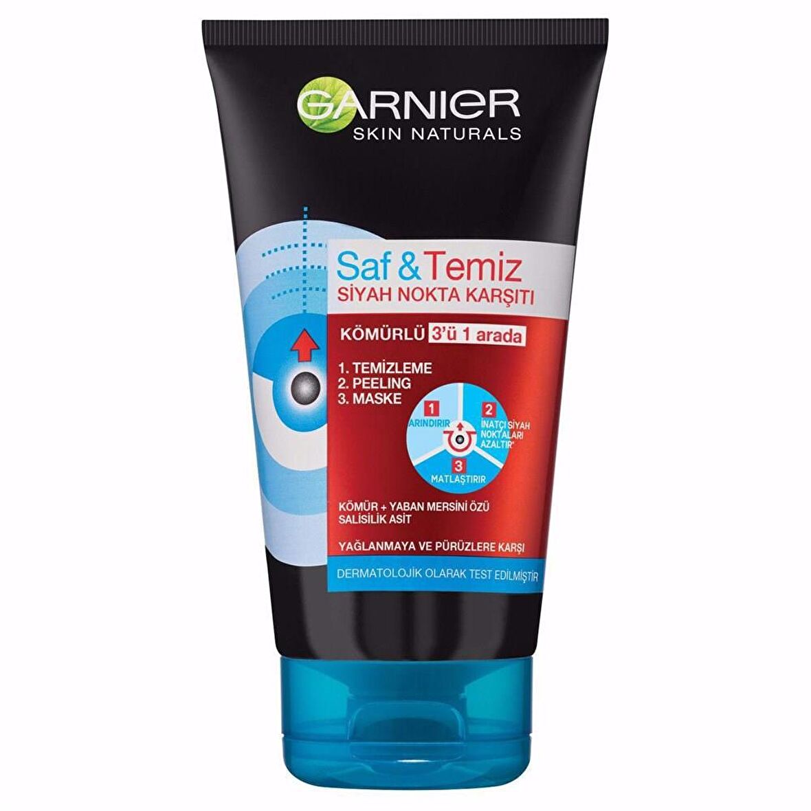 Garnier Tüm Ciltler için Nemlendirici Salisik Asit Yüz Temizleme Jeli 50 mL 