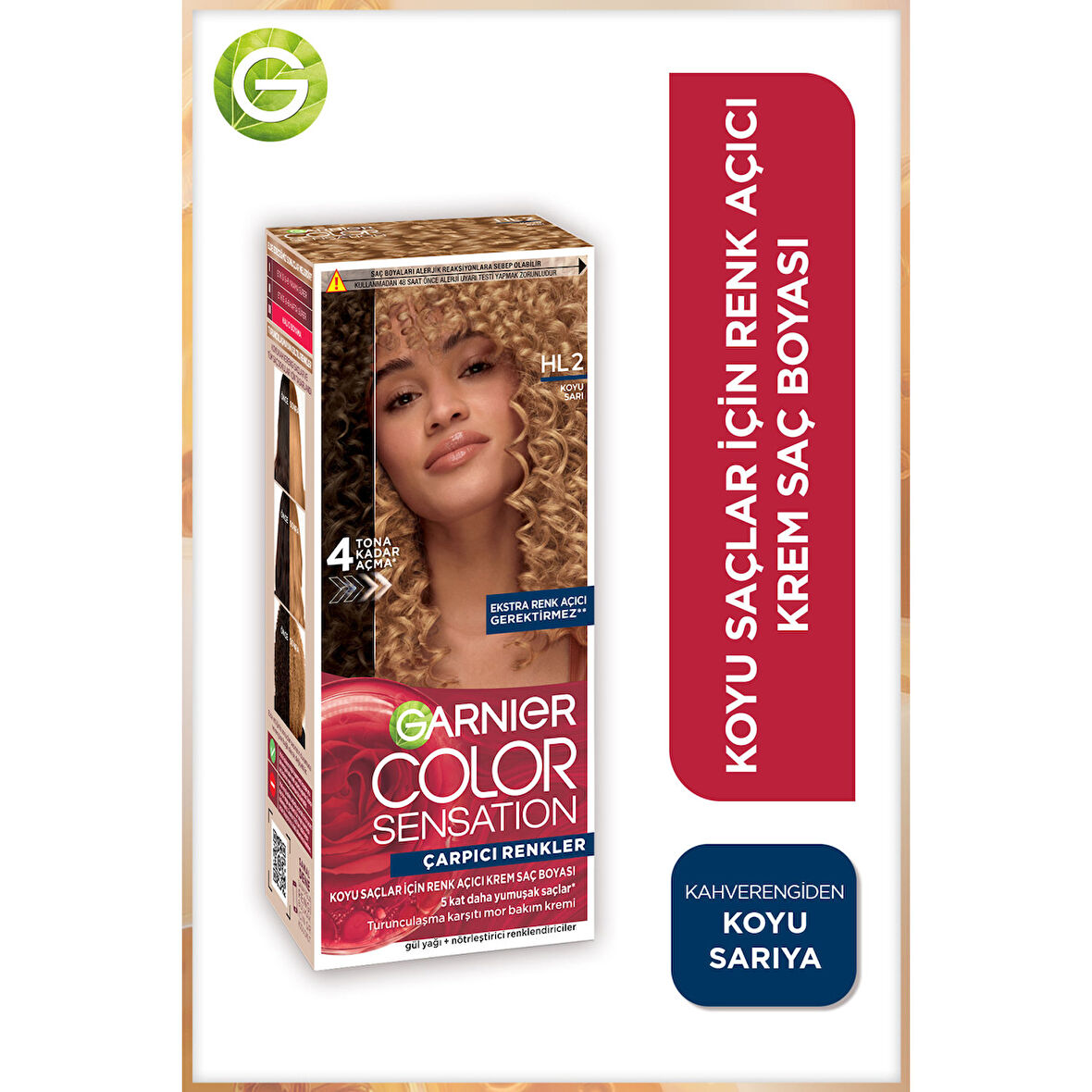 Garnier Color Sensation HL2 Koyu Sarı