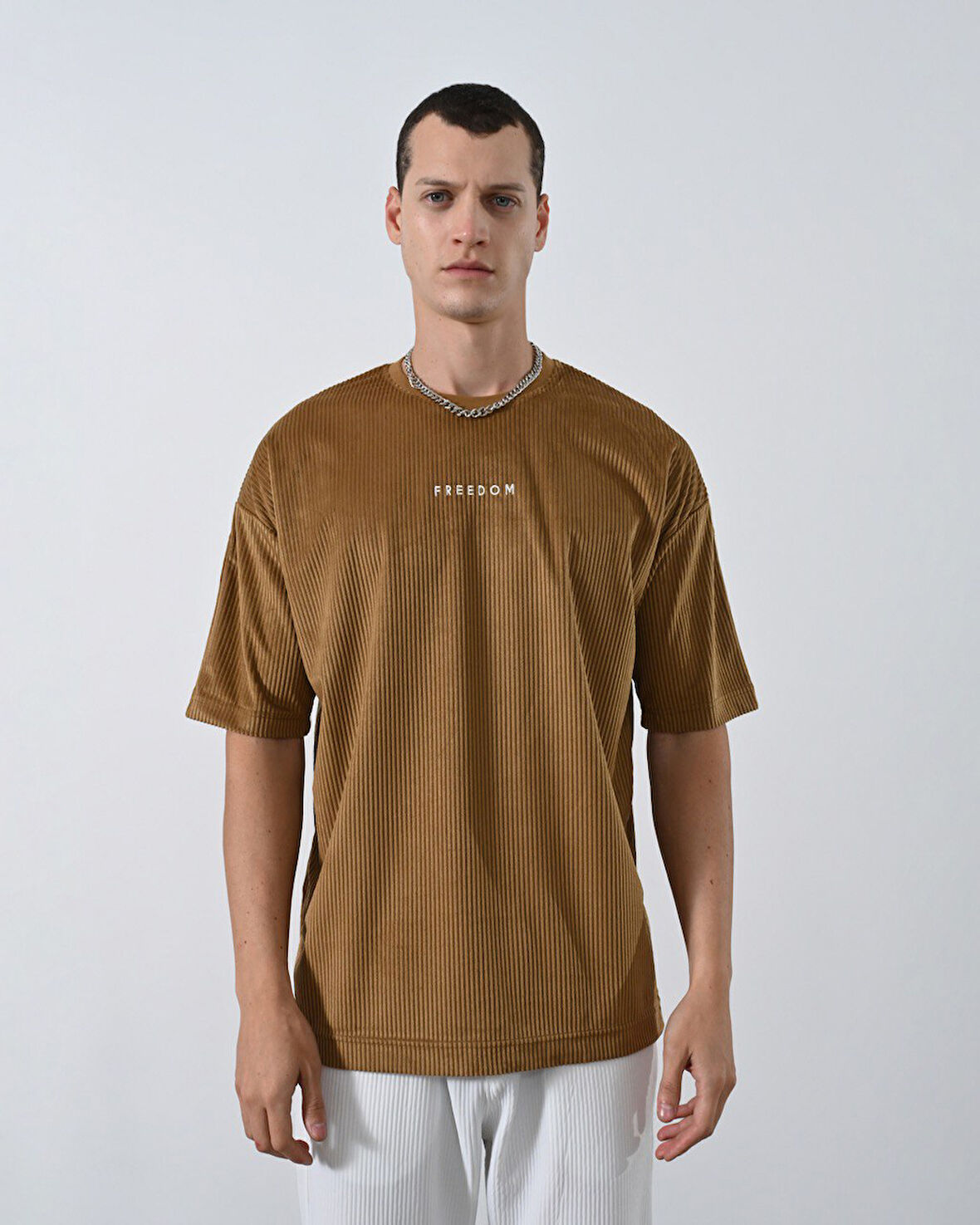 Freedom Kadife Oversize Unisex T-Shirt