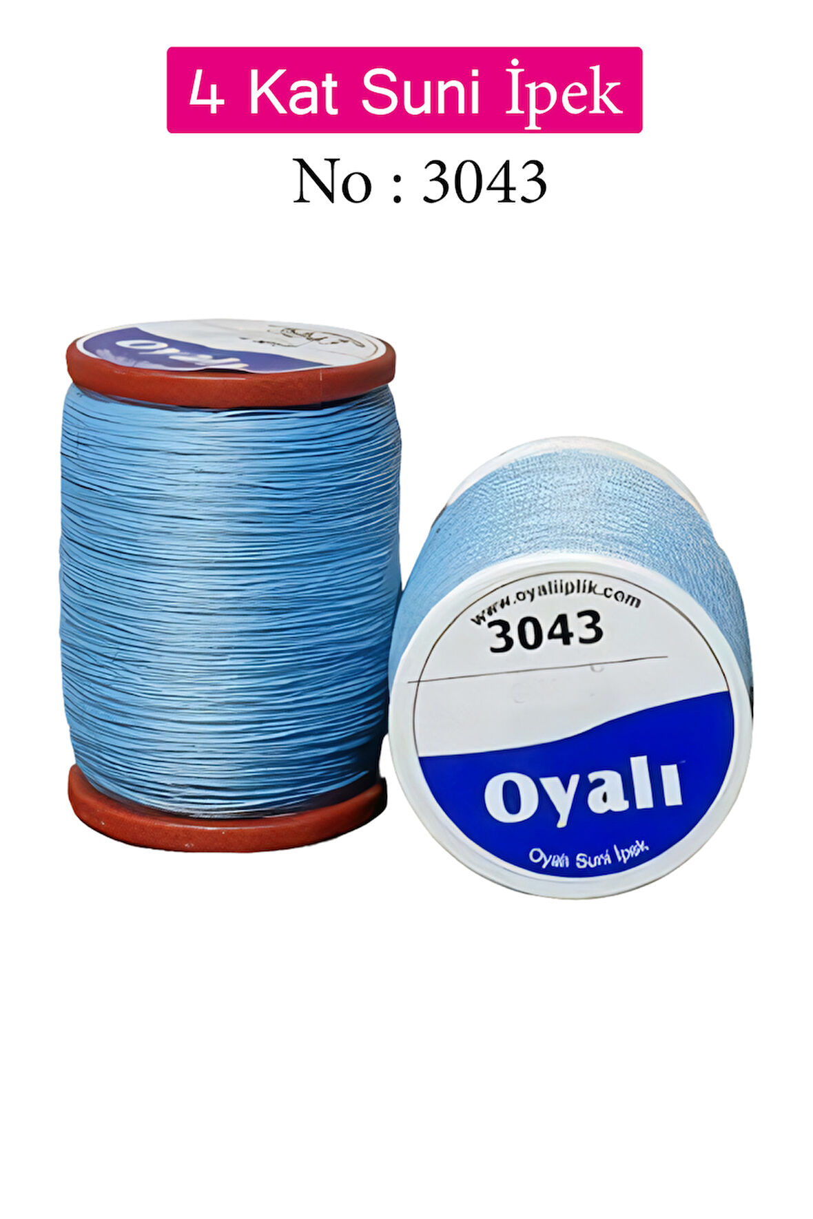 Oyalı 4 Kat Suni İpek İplik İğne Oyası Boncuk İpi Tığ Oyası No:3043