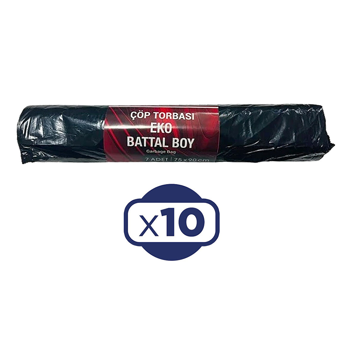 Flodex Eko Battal Boy Çöp Torbası 75x90 cm 7 li x 10 Adet