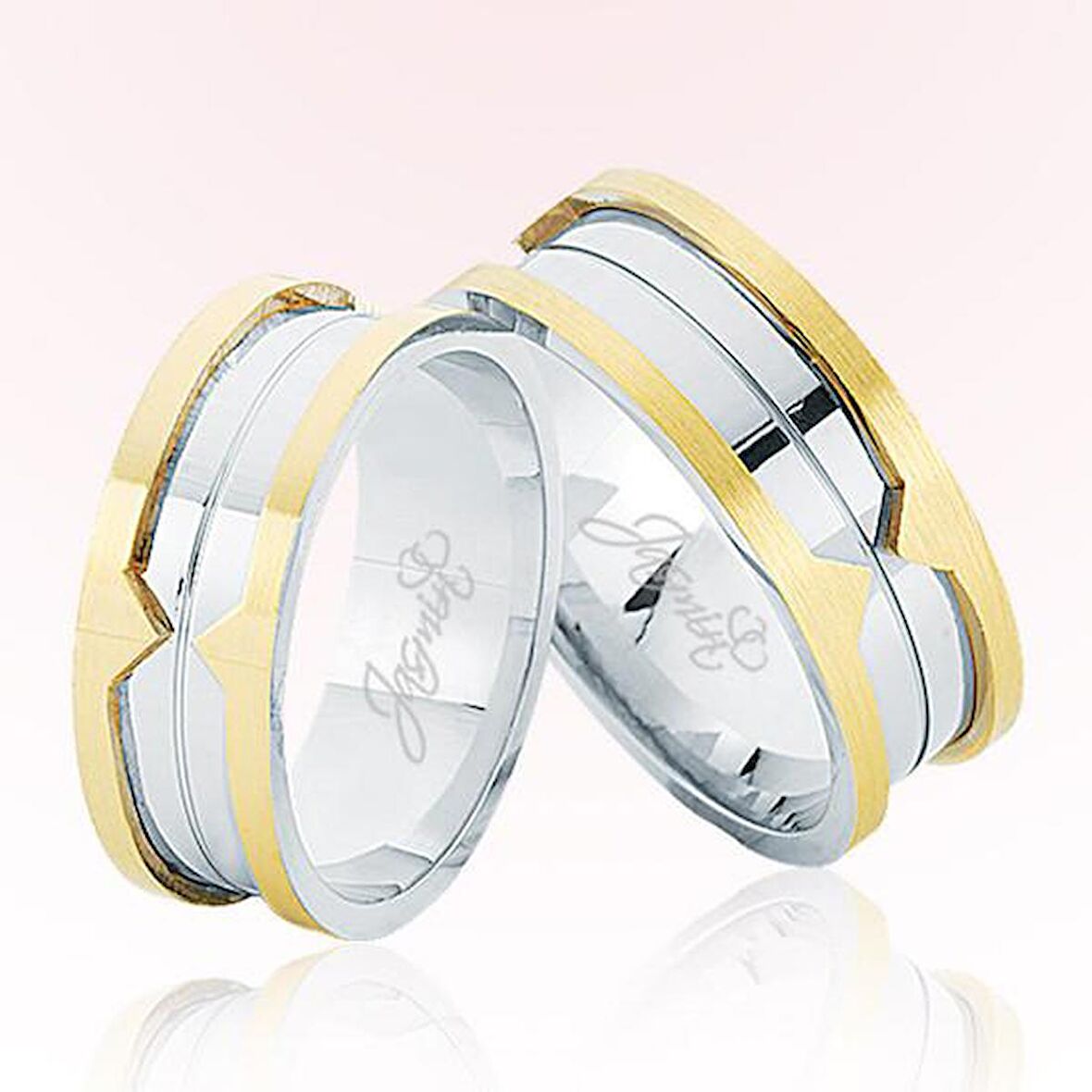 Kesik Çizgi Altın Alyans 3605