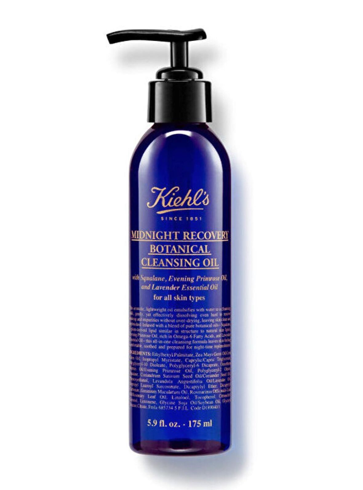 Kiehl's Midnight Recovery Botanical Cleansing Oil 175 ml - Cildi Tazeleyen Temizleyici Yağ