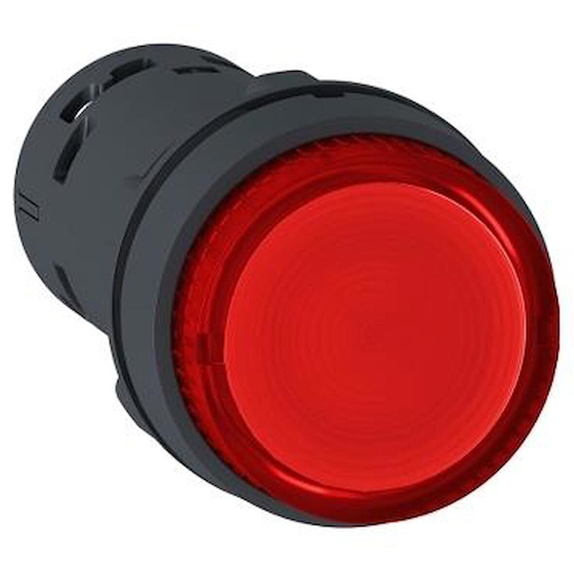XB7NW34G2, Harmony XB7, Monolitik aydınlatmalı buton, plastik, kırmızı, Ã˜22, Entegr. LED, Yay Geri Dönüşlü, 120 V AC, 1 NC