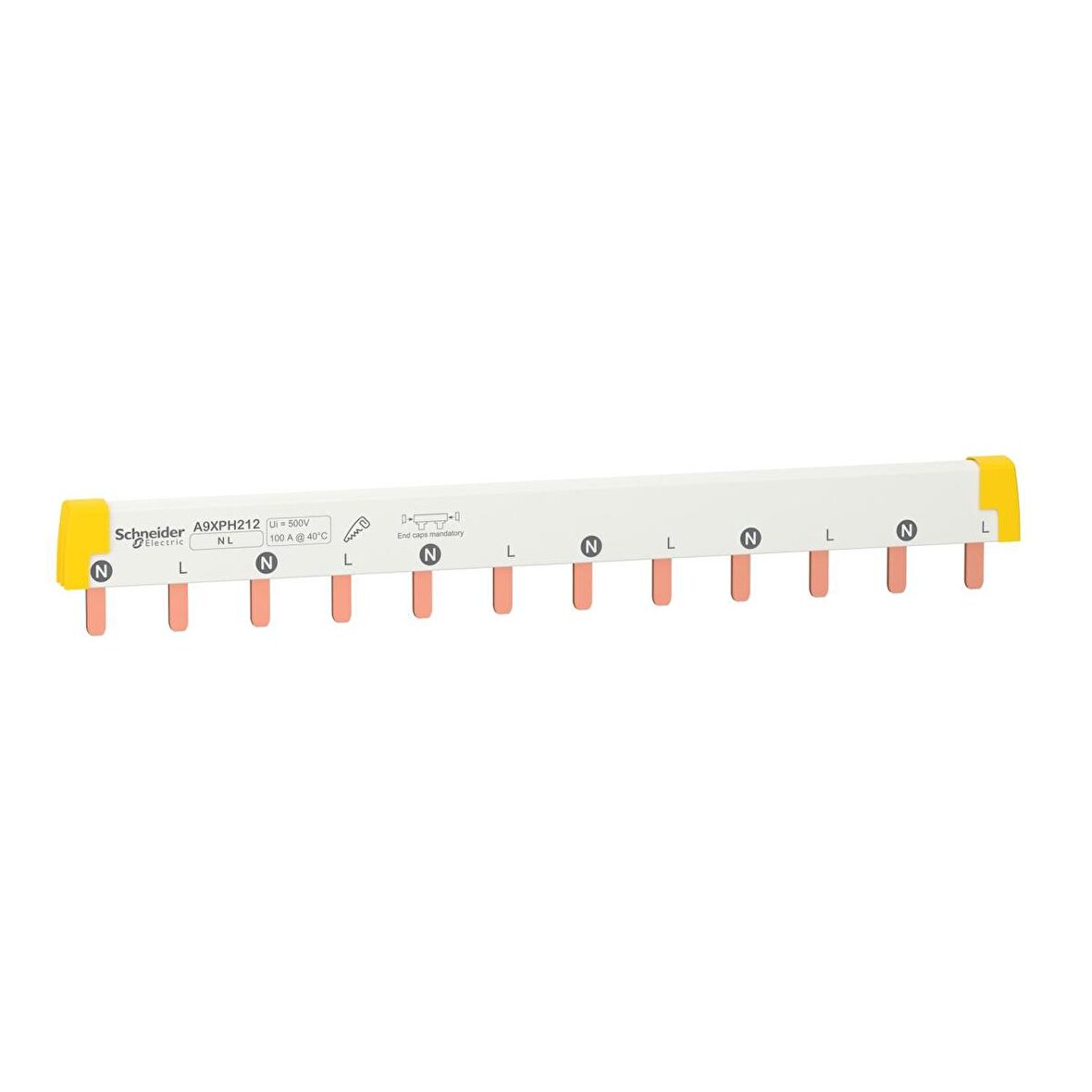Schneider,Acti9 - tarak bara - 1L+N,A9XPH212