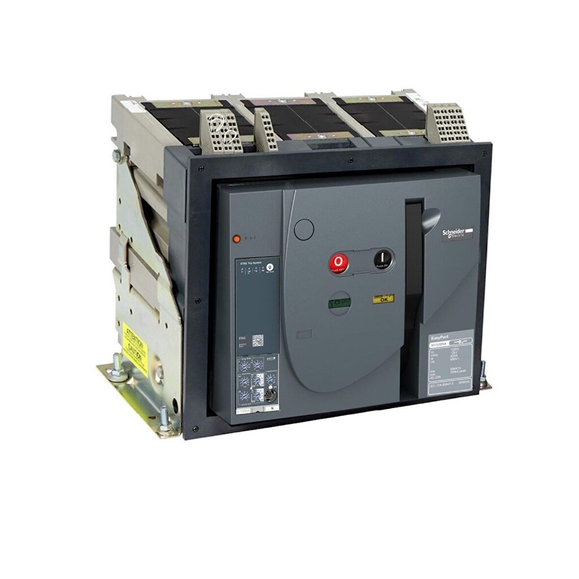 Schneider Mvs08H3Mf5L, 800 Amper, 65Ka, Sabit Açık Tip Güç Şalter