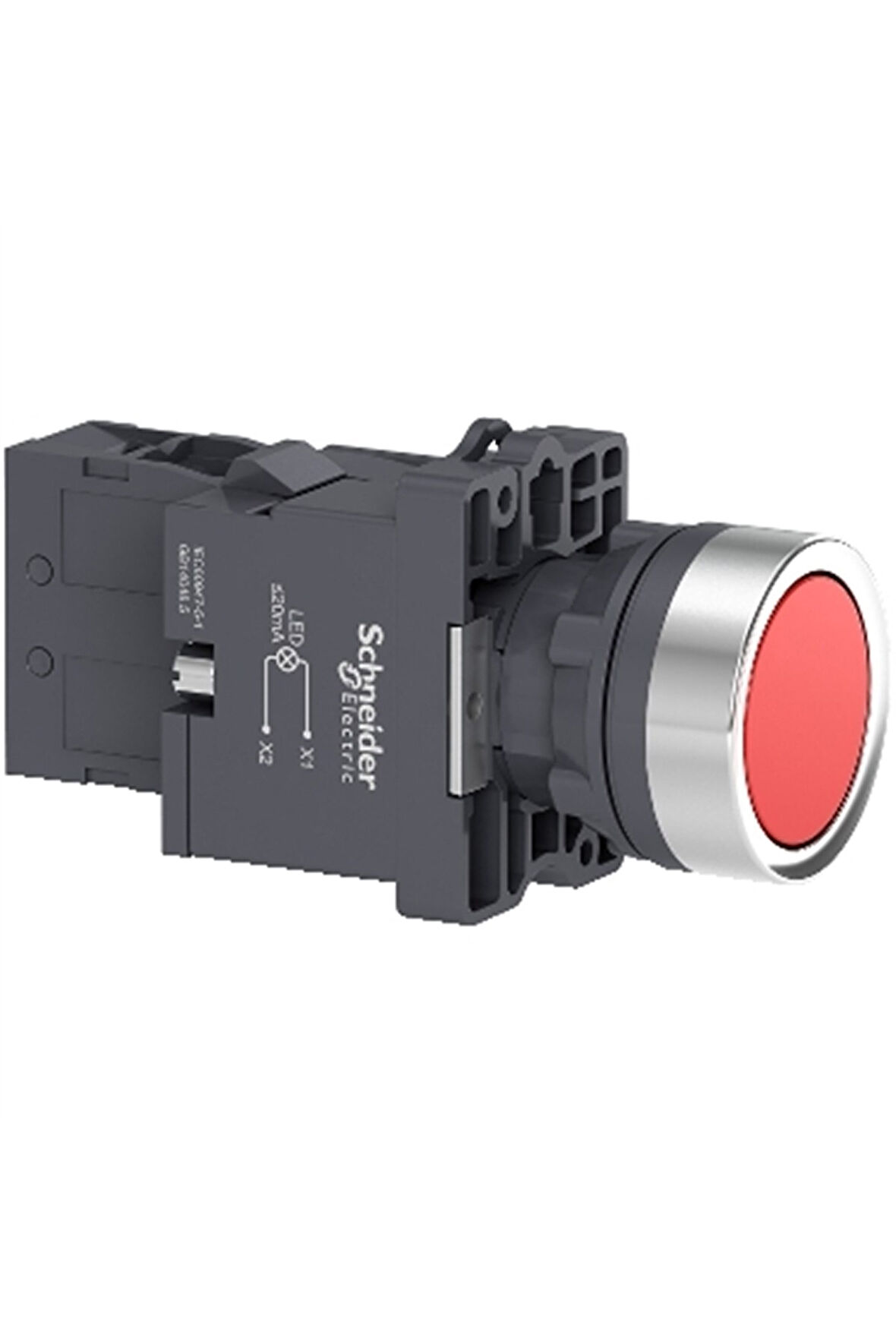 Schneider Electric Xa2ew34m1 Kırmızı Işıklı Yaylı Buton- Ø22 - - 220v Ac - 1na