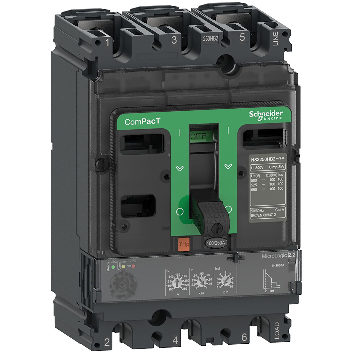 Schneider NSX100F  Micrologic 2.2  36kA LV429770
