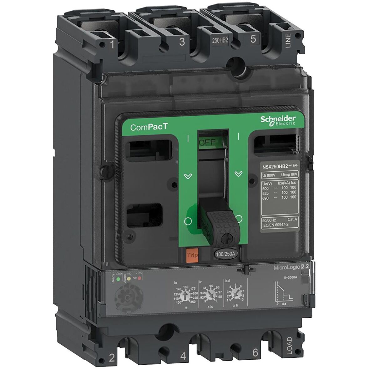 Schneider,NSX160F Micrologic 2.2  36kA LV430770