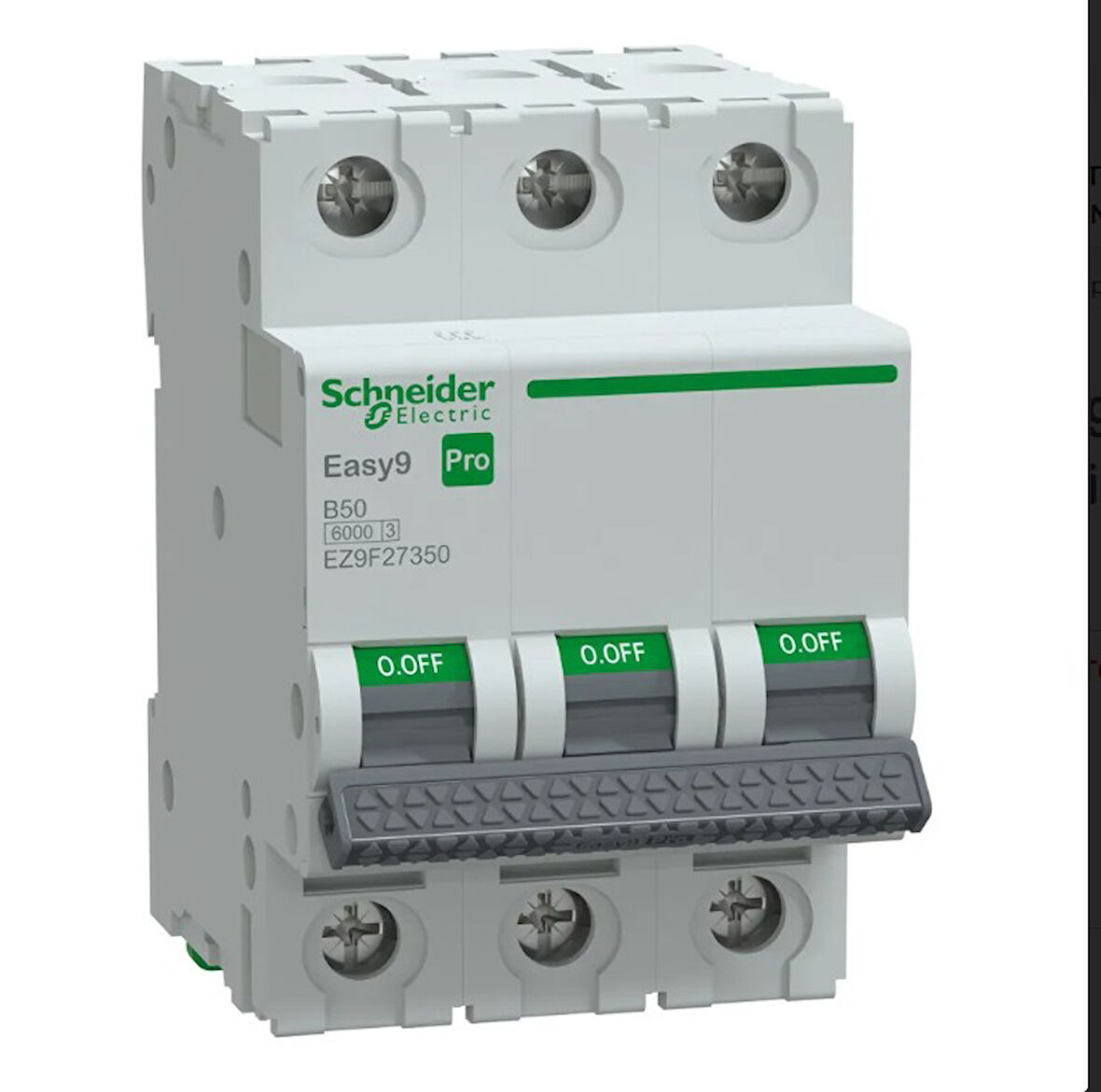 Schneider Pro 3 Faz 50A 6 KA B Tipi Sigorta  EZ9F27350