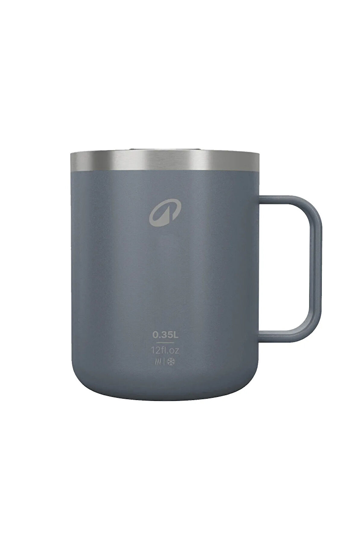 Quechua Paslanmaz Çelik Termos Bardak - Gri - 0,35 L - 900
