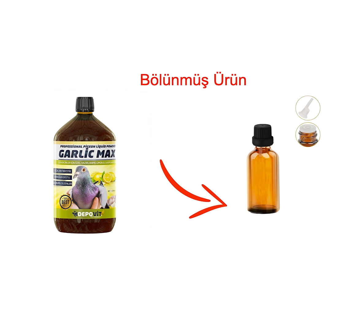 Garlic Max Limon Sarımsak 100 ml bölünmüş