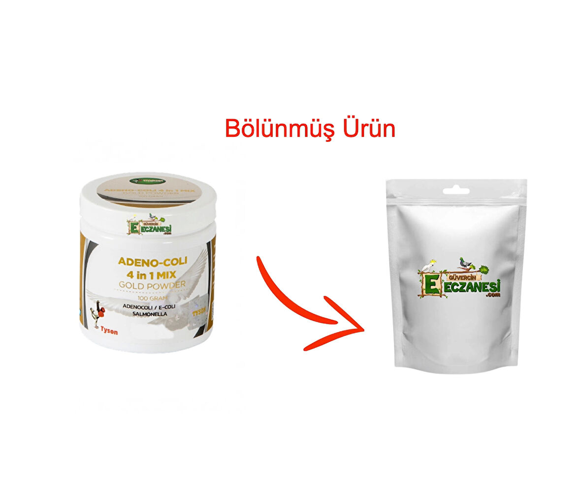 Adeno coli 4 in 1 mix 25 gr bölünmüş