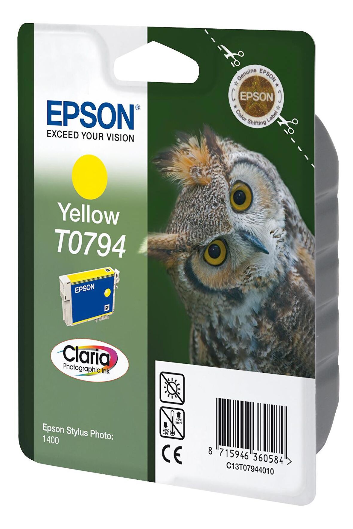 Epson T794 C13T07944010 Sarı Kartuş