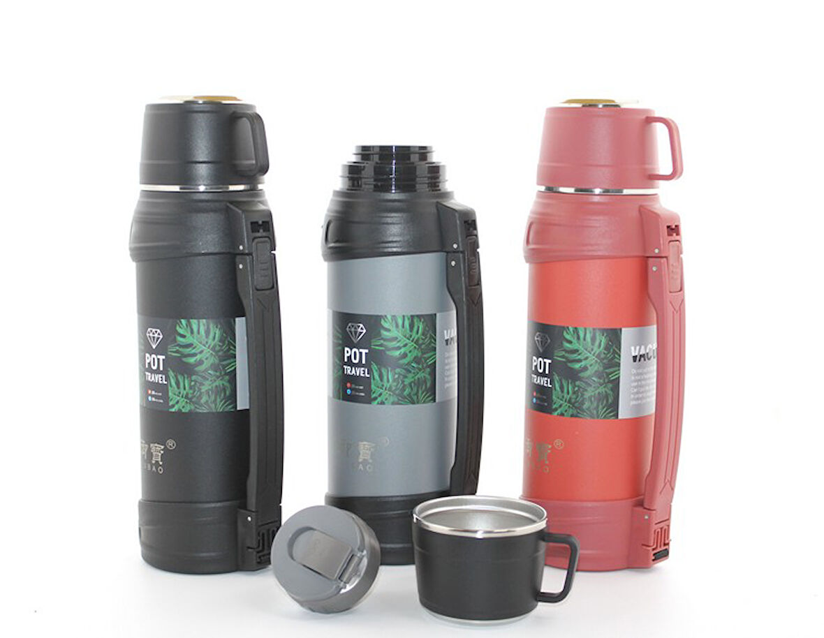 Paslanmaz Çelik Çift Katmanlı Termos 1.2 Lt Model 1