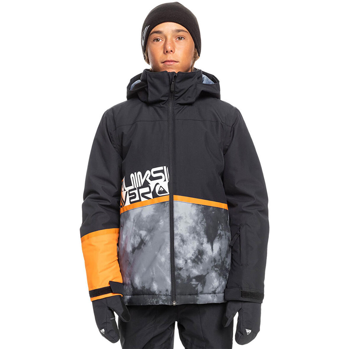 Quiksilver Siyah Erkek Çocuk Fermuarlı Uzun Kollu Kayak Montu EQBTJ03159-KVJ0 SILVERTIP YOUTH JK