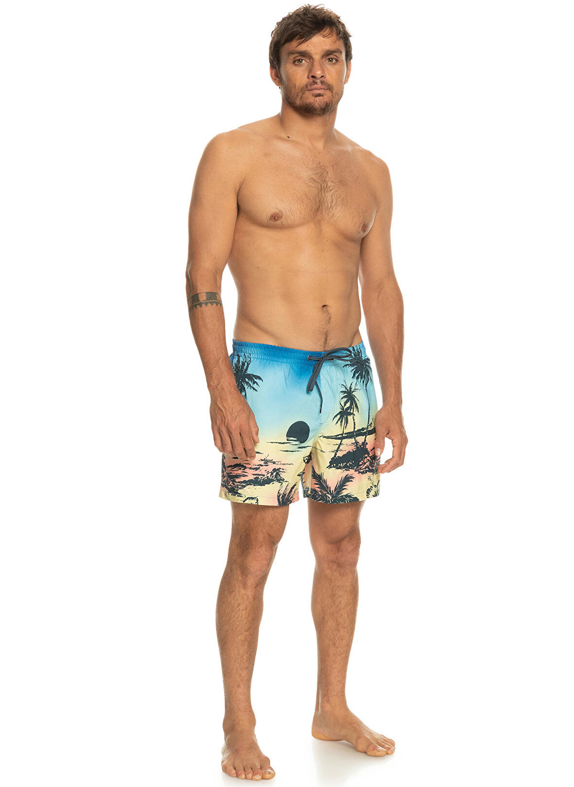 Quiksilver Mavi Erkek Şort Mayo EQYJV03999 PARADISE 15 M JAMV