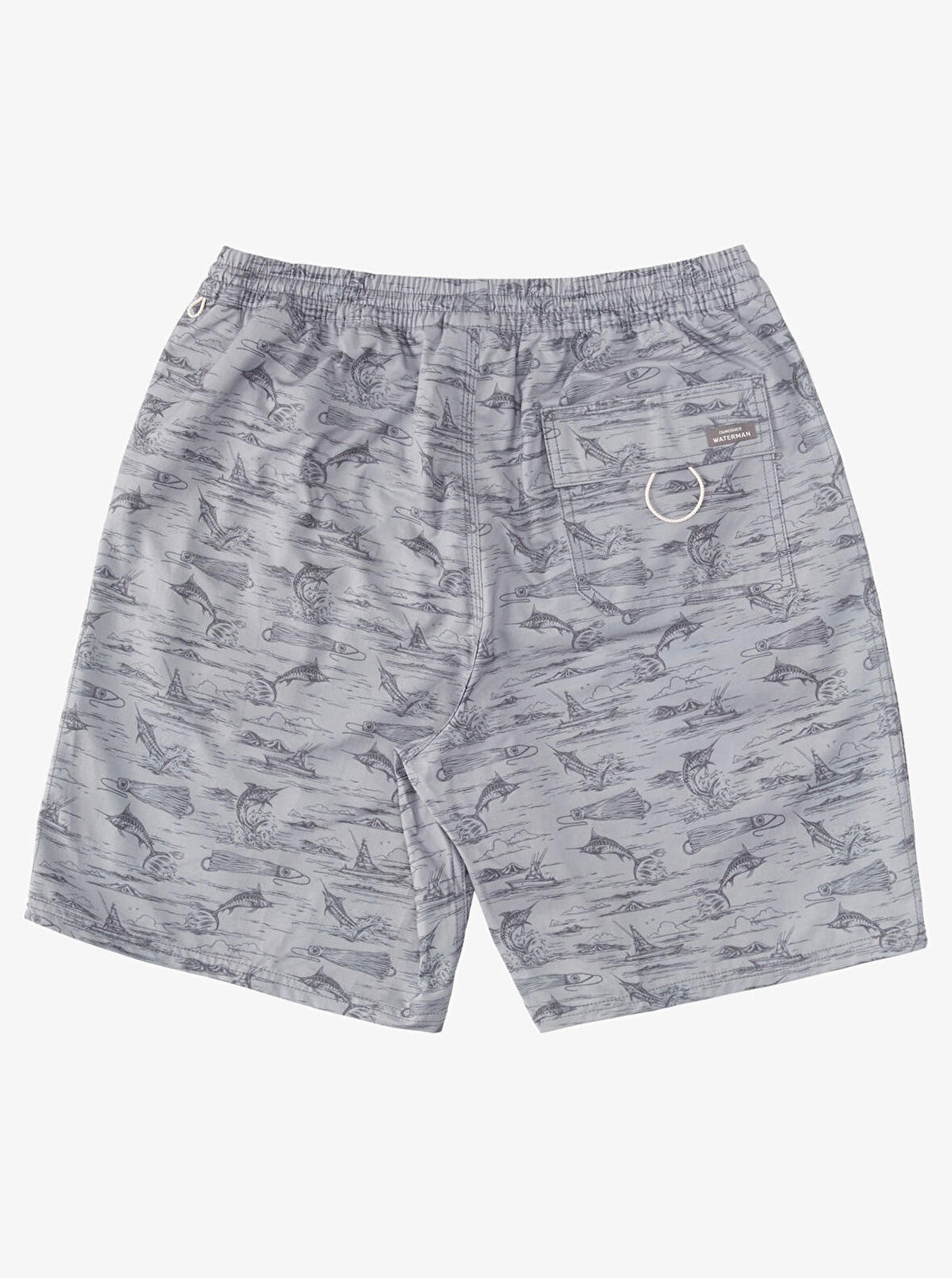 Quiksilver RE-MIX VOLLEY 17NB Gri Erkek Mayo