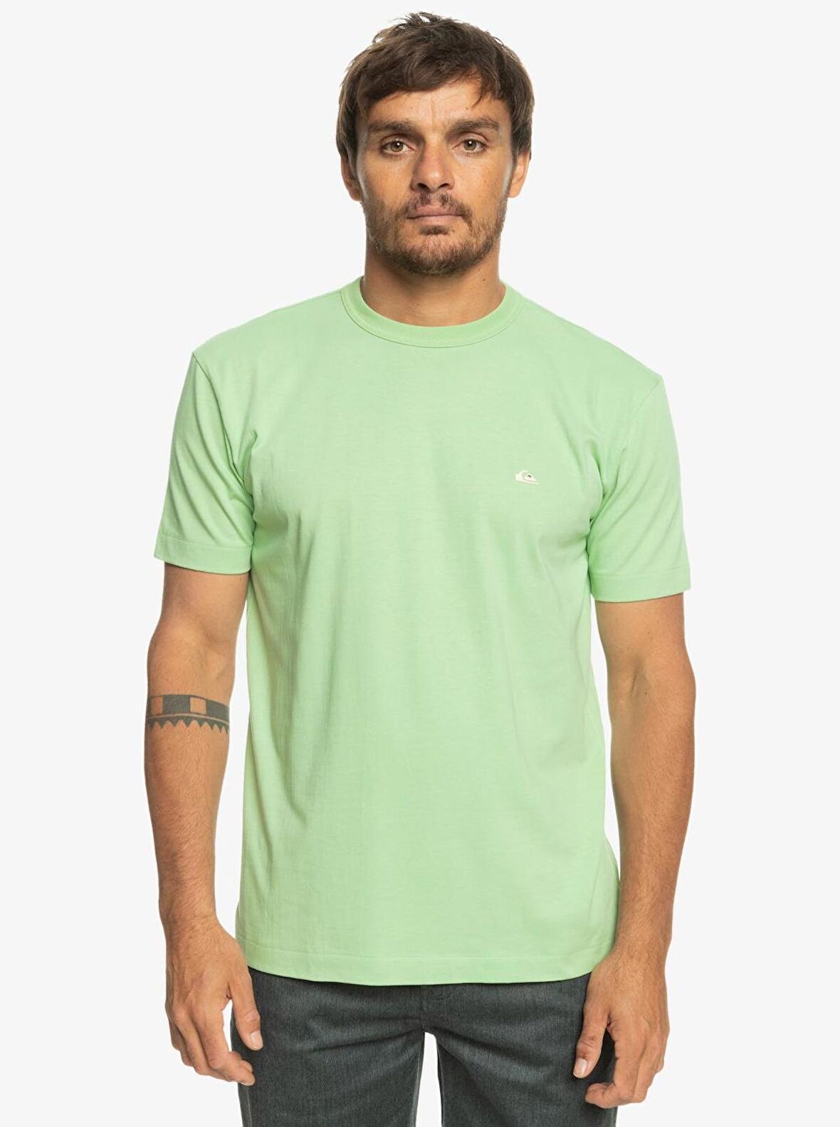 Quiksilver Essentials SS Erkek T-Shirt-EQYKT04092GFE