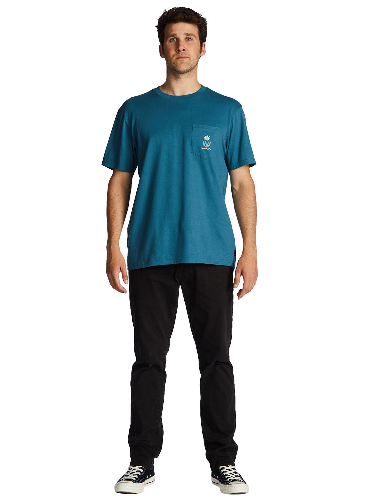 Billabong Yuvarlak Yaka Mavi Erkek T-Shirt ABYZT01716 TROPPO PKT