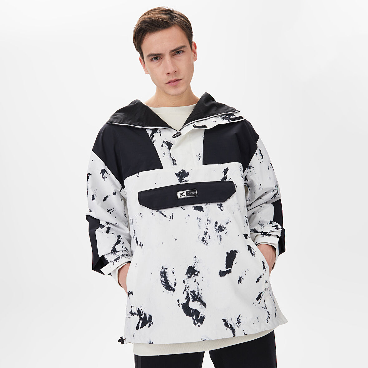 Dc 43 Anorak Erkek Beyaz Outdoor Mont