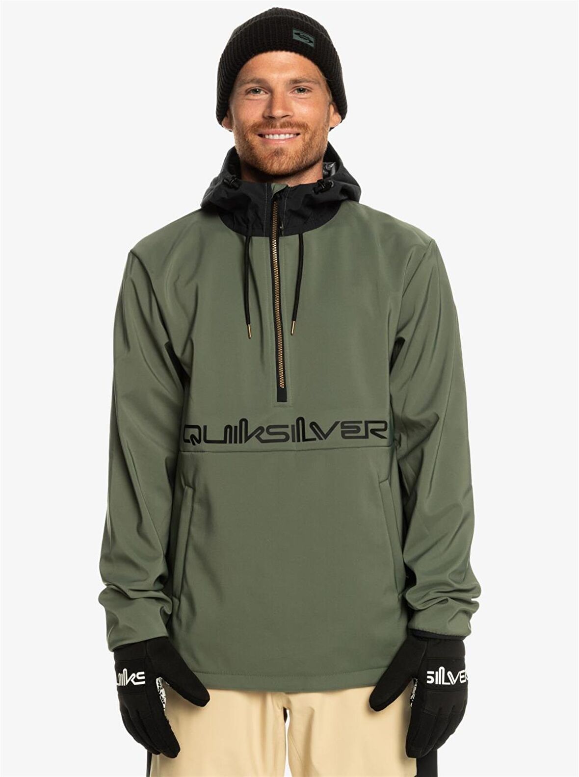 Quiksilver LIVE FOR THE RIDE Yeşil Erkek Sweatshirt