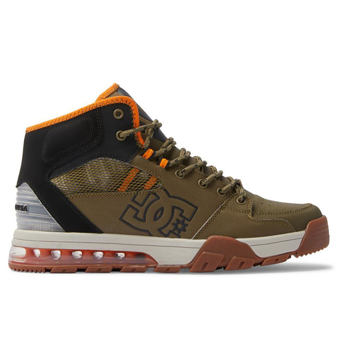 DC Shoes ADYB100019 Versatile Hi WR Olive/Black Erkek Sneaker