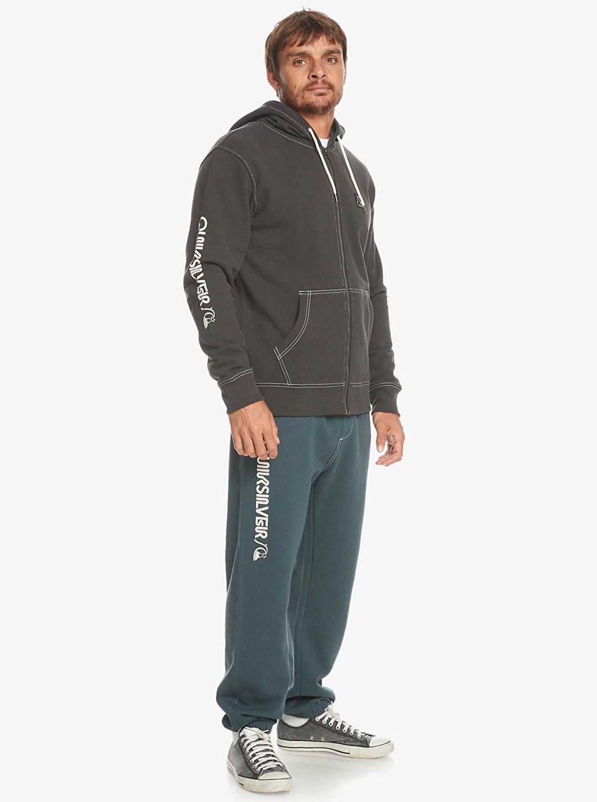 Quiksilver EQYFT04861-199 The Original Fz Hood Erkek Sweatshirt