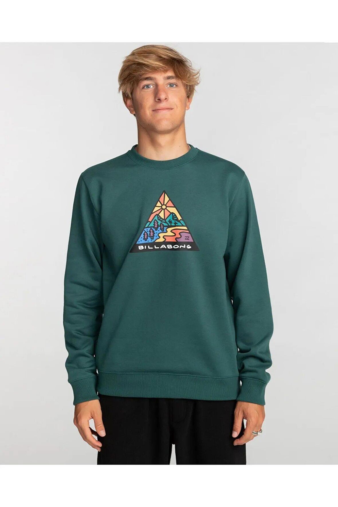 Billabong SHINE CR Yeşil Erkek Sweatshirt