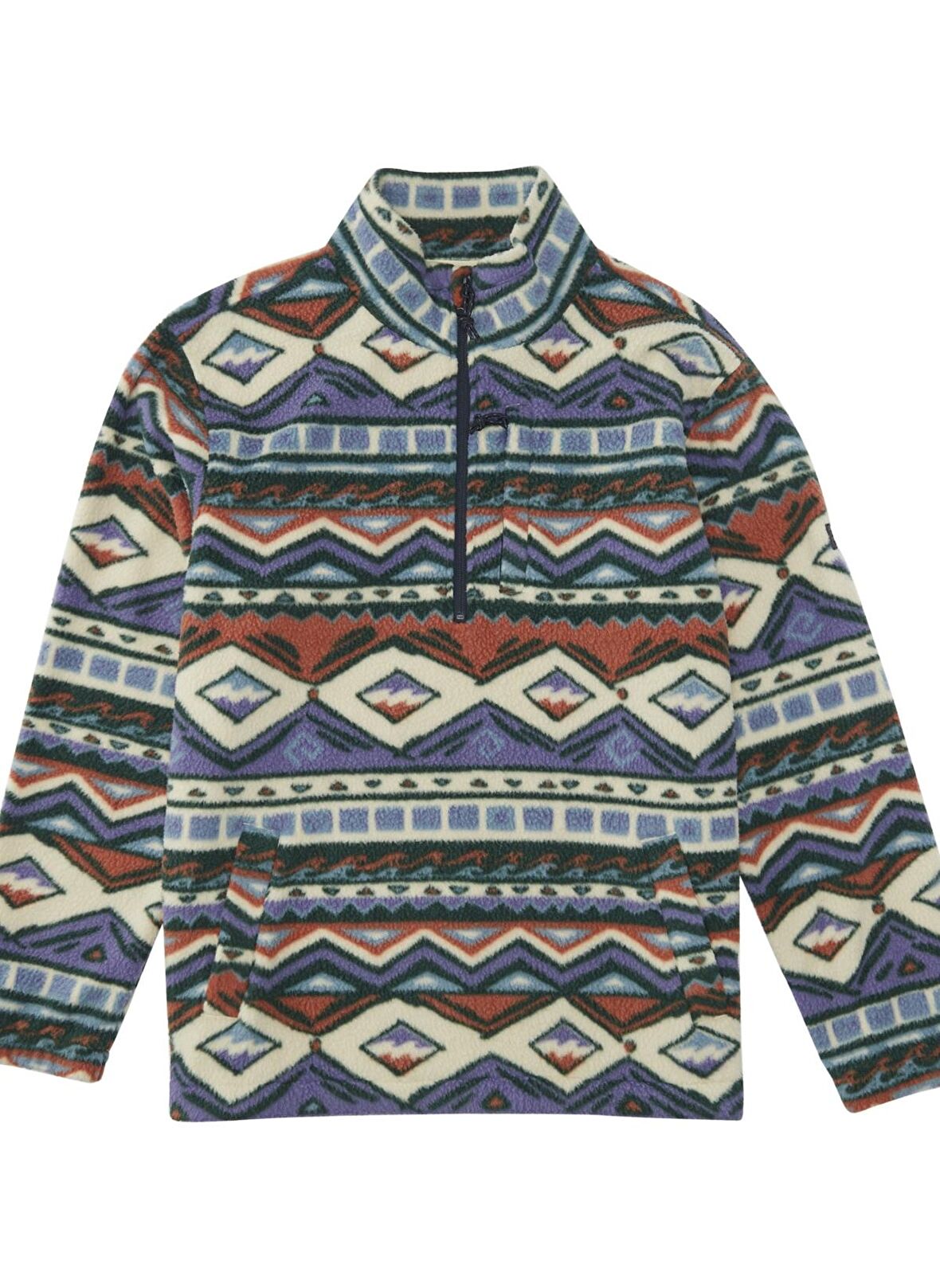 Billabong Çok Renkli Erkek Kapüşon Yaka Polar Sweatshırt ABYFT00398 Boundary Mock Neck