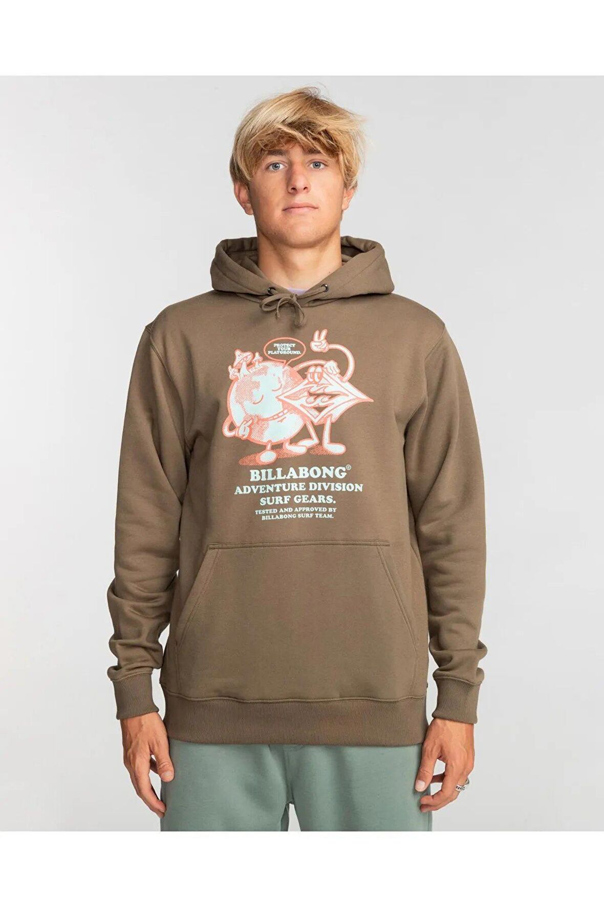 Billabong TAKE CARE PO Kahverengi Erkek Sweatshirt