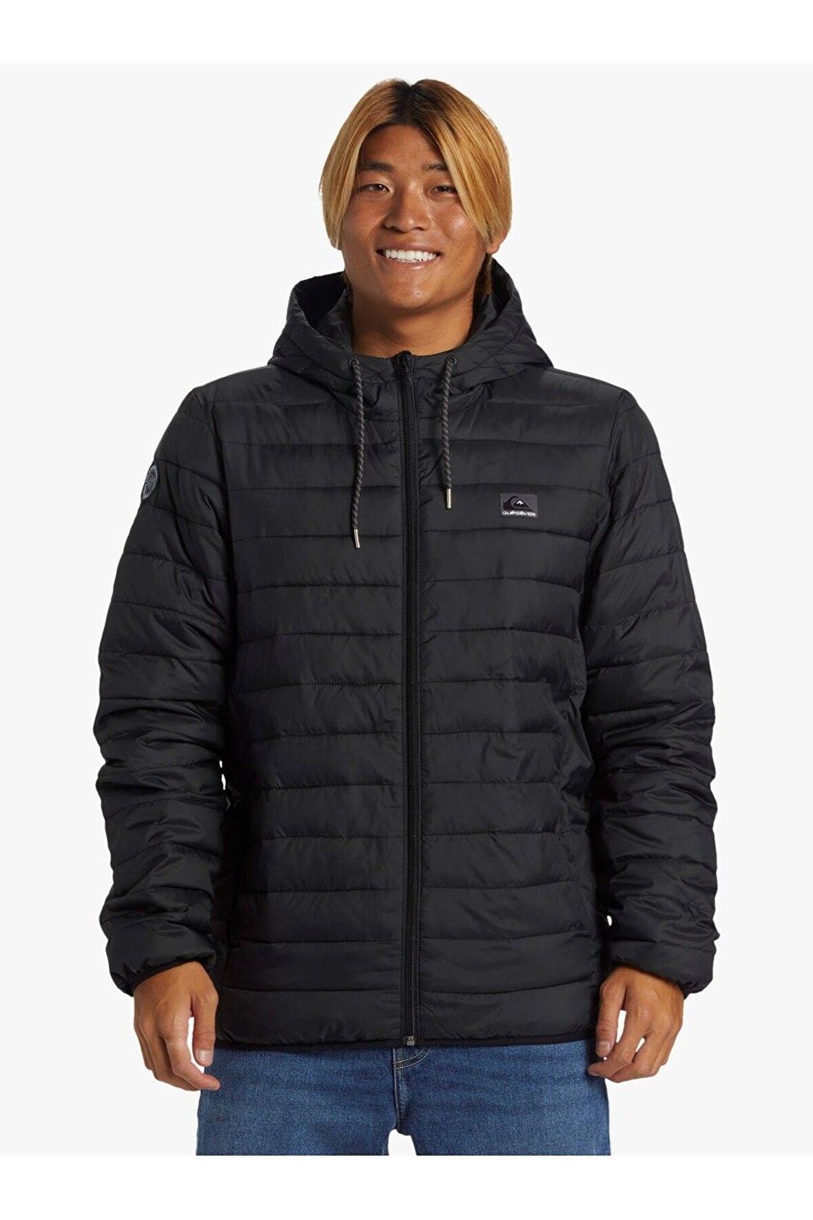 Quiksilver Quıksılver Erkek Scaly Hood Black Ceket