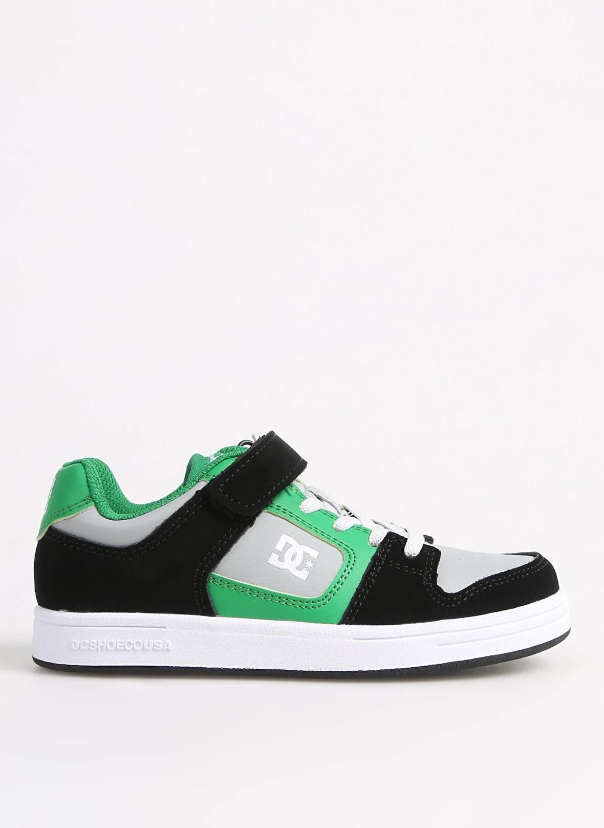 Dc Gri - Siyah - Yeşil Erkek Yürüyüş Ayakkabısı ADBS300378-BKGN-MANTECA 4 V